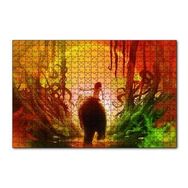 Cakapuzzle Mowgli Orman Çocuğu ve Ayı Görsel 120 Parça Ahşap Puzzle