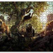 Cakapuzzle Mowgli Shere Kan Bagheera King Ahşap 1000 Parça Puzzle