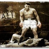 Cakapuzzle Muhammed Ali Khaliah Nakavut Eskitilmiş Görsel Mdf 120 Parça Puzzle