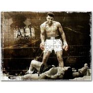 Cakapuzzle Muhammed Ali Khaliah Nakavut Eskitilmiş Görsel Mdf 500 Parça Puzzle