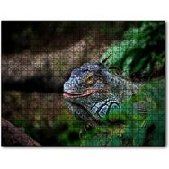 Cakapuzzle Muhteşem Renkleriyle Iguana Mdf 1000 Parça Puzzle