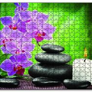 Cakapuzzle Mum Taşlar Çiçek Görseli Mdf 120 Parça Puzzle