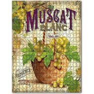 Cakapuzzle Muscat Beyaz Üzümleri Afişi Görseli Ahşap 255 Parça Puzzle