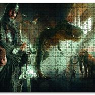 Cakapuzzle Müzede Bir Gece Çocuk Şövalye Dinozor ve Mamut Mdf 500 Parça Puzzle