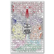 Cakapuzzle Müzik Düzenlemesi Görseli Ahşap 500 Parça Puzzle