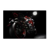 Cakapuzzle MV Agusta Brutale 800 RR Arka Görünüş 120 Parça Ahşap Puzzle
