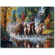 Cakapuzzle Nehirde Koşan Yaban Atları 255 Parça Puzzle