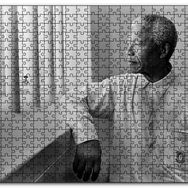 Cakapuzzle Nelson Mandela Parmaklıklar Ardında Mdf 1000 Parça Puzzle