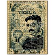 Cakapuzzle Nikola Tesla Baskılı Görsel 1000 Parça Puzzle