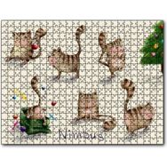 Cakapuzzle Nimbus Yaramaz Kediler Mdf 1000 Parça Puzzle