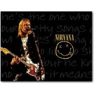 Cakapuzzle Nirvana Kurt Cobain Elektrogitar Smiley Mdf 120 Parça Puzzle