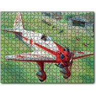 Cakapuzzle Nostaljik Boyama Savaş Uçağı Mdf 120 Parça Puzzle