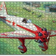 Cakapuzzle Nostaljik Boyama Savaş Uçağı Mdf 500 Parça Puzzle