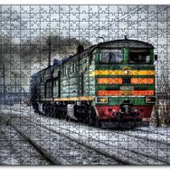 Cakapuzzle Nostaljik Elektrikli Renkli Tren Mdf 120 Parça Puzzle