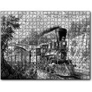 Cakapuzzle Nostaljik Kömürlü Tiren Görseli 255 Parça Puzzle