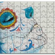Cakapuzzle Ölülerin Günü Boyalı Yüz Mdf 500 Parça Puzzle
