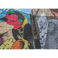 Cakapuzzle Öpüşen Çift Bina Boyama 120 Parça Ahşap Puzzle