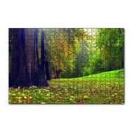 Cakapuzzle Orman ve Çimler Doğa 120 Parça Ahşap Puzzle