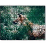 Cakapuzzle Ormanda Yeşillikler Arasındaki Tilki 255 Parça Puzzle