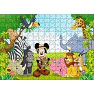 Cakapuzzle Ormandaki Arkadaşlarla Mickey Mouse Safari Mdf 255 Parça Puzzle