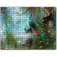 Cakapuzzle Ormandaki Tavuskuşu Çitti Görseli Mdf 120 Parça Puzzle