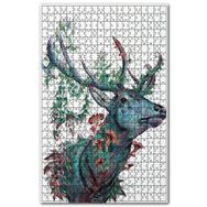 Cakapuzzle Ormanın Kalbi Geyik Ahşap 255 Parça Puzzle