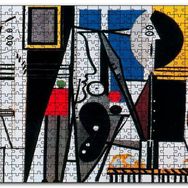 Cakapuzzle Painter And Model 1928 By Pablo Picasso Mdf 120 Parça Puzzle