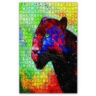 Cakapuzzle Panter Yağlıboya Ahşap 500 Parça Puzzle