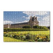 Cakapuzzle Paris Louivre Sarayı ve Yeşillikler 120 Parça Ahşap Puzzle