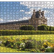 Cakapuzzle Paris Louivre Sarayı ve Yeşillikler Mdf 1000 Parça Puzzle