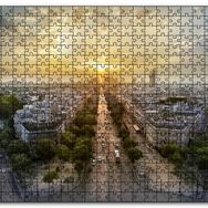 Cakapuzzle Paris Panaromik Günbatımı Mdf 1000 Parça Puzzle