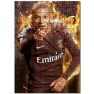 Cakapuzzle Paris Saint Germain Forma Mbappe ve Alevler Mdf 1000 Parça Puzzle
