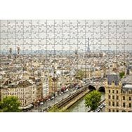 Cakapuzzle Paris Şehri Sen Nehri Eyfel Kulesi Görseli 120 Parça Ahşap Puzzle