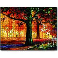 Cakapuzzle Parkta Insan Manzarası Yağlı Boya 1000 Parça Puzzle