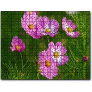 Cakapuzzle Pembe Beyaz Çiçekler 1000 Parça Puzzle