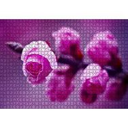 Cakapuzzle Pembe Gül Dalı Görseli 120 Parça Ahşap Puzzle