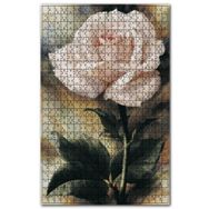 Cakapuzzle Pembe Gül Yağlıboya Efekt Ahşap 1000 Parça Puzzle