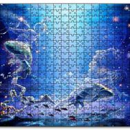 Cakapuzzle Perisi İle Yay ve Balık Burcu Mdf 120 Parça Puzzle