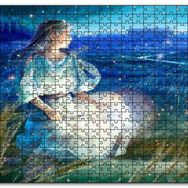 Cakapuzzle Perisi ve Buğday Başakları Mdf 255 Parça Puzzle