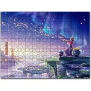 Cakapuzzle Perisi ve Saçtığı Çiçekler Mdf 500 Parça Puzzle