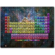Cakapuzzle Periyodik Cetvel Galaksiler Arkaplan Mdf 120 Parça Puzzle