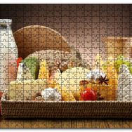 Cakapuzzle Peynir Çeşitleri Süt Sebze Mayva Görseli Mdf 1000 Parça Puzzle