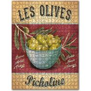Cakapuzzle Picholine Zeytin Afişi Görseli Ahşap 255 Parça Puzzle