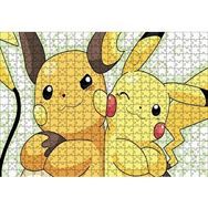 Cakapuzzle Pikachu and Raichu 120 Parça Ahşap Puzzle