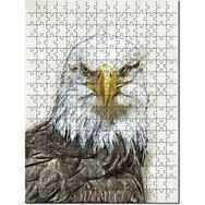 Cakapuzzle Pirizma Özellikli Sarı Gagalı Kartal Mdf 120 Parça Puzzle