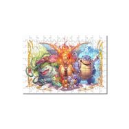 Cakapuzzle Pokemon Karekterler Mdf 120 Parça Puzzle