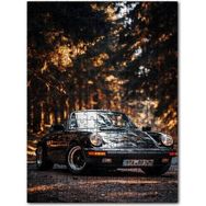 Cakapuzzle Porsche 911 Cabrio ve Orman Yolu Mdf 255 Parça Puzzle