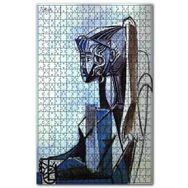 Cakapuzzle Portrait Of Sylvette By Pablo Picasso Ahşap 500 Parça Puzzle