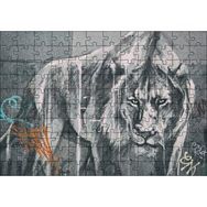 Cakapuzzle Pusudaki Aslan Duvar Boyama 120 Parça Ahşap Puzzle