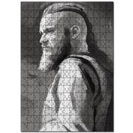 Cakapuzzle Ragnar Lothbrok Siyah Beyaz Görsel Mdf 1000 Parça Puzzle